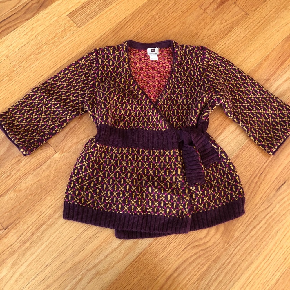 Kids knitted amaru sweater cardigan.